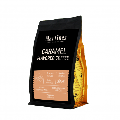 Coffee - caramel flavored
