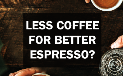 По-малко кафе за по-добро еспресо?