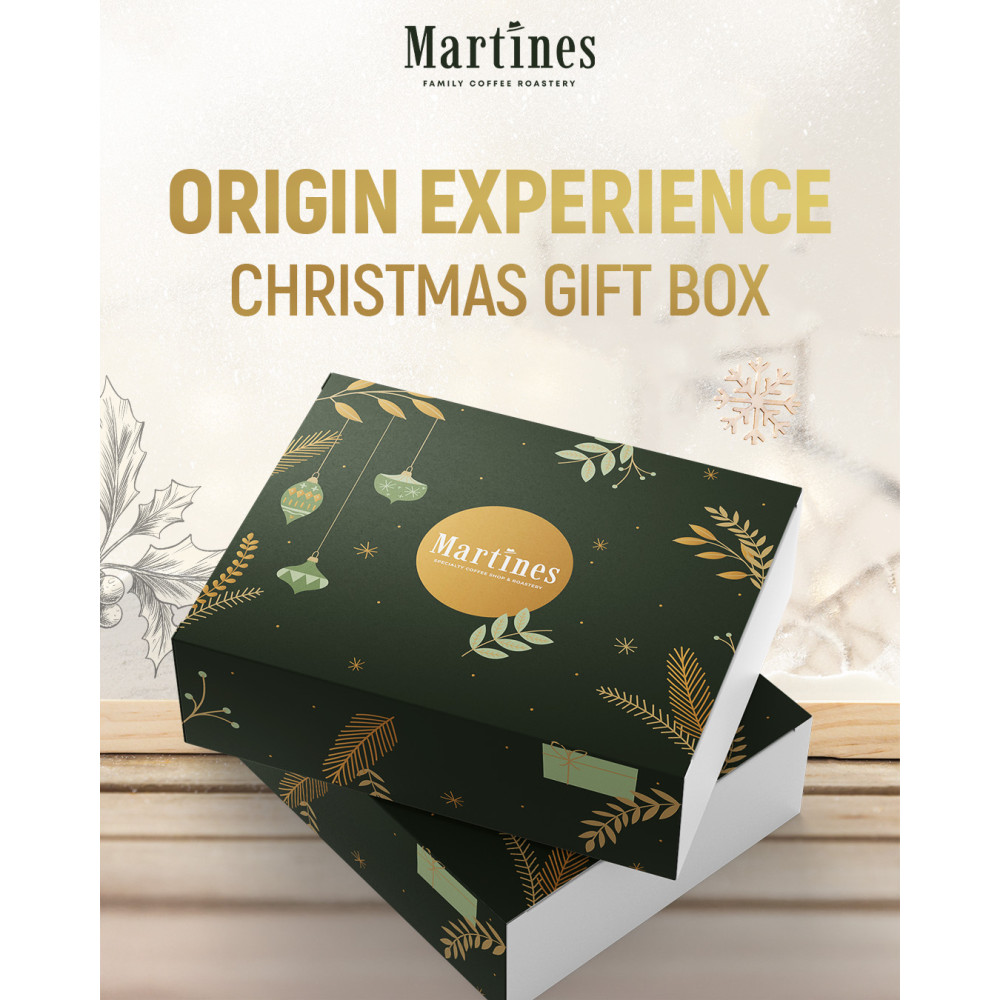 Коледна кутя Origin Experience Gift Box 500 гр. от Martines Specialty Coffee