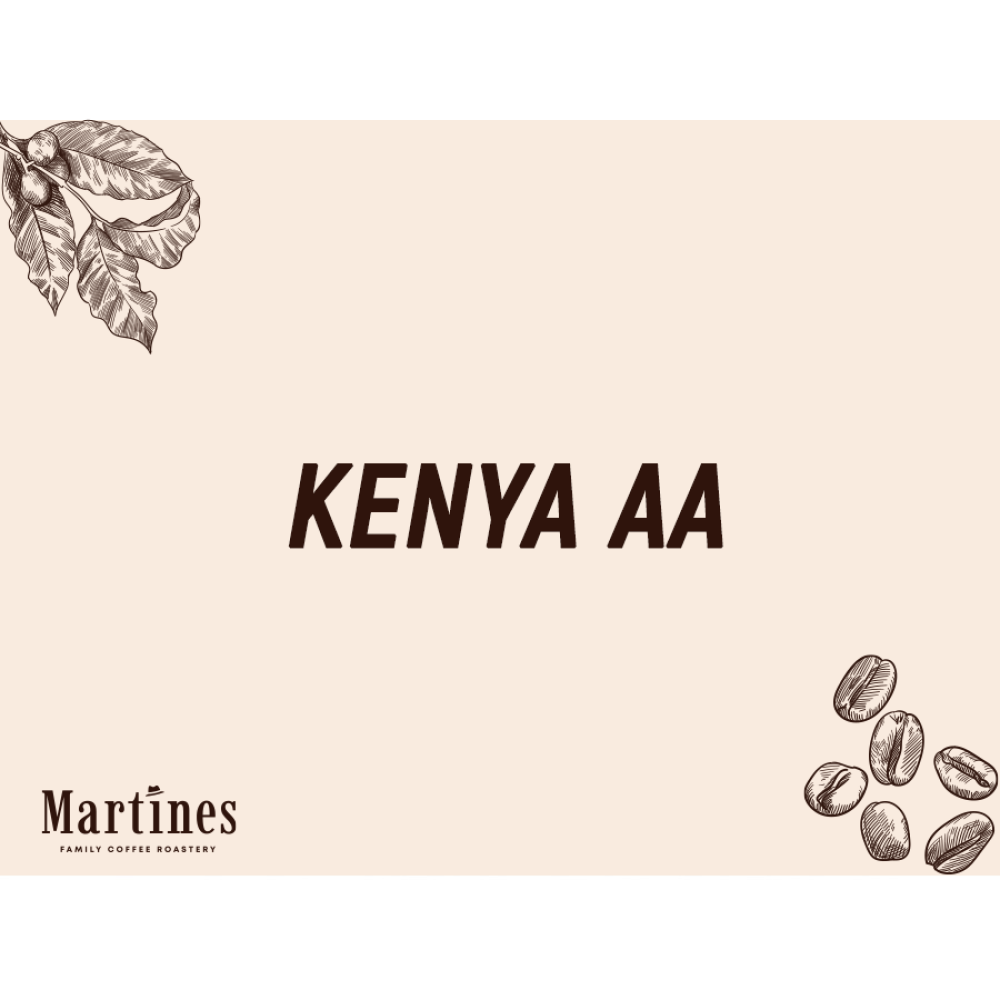 Specialty coffee Kenya AA - green coffee - 1 kg от Martines Specialty Coffee