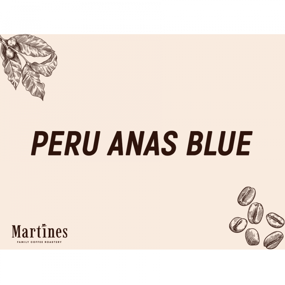 Специално кафе Peru Añas Blue - сурово - 1 кг