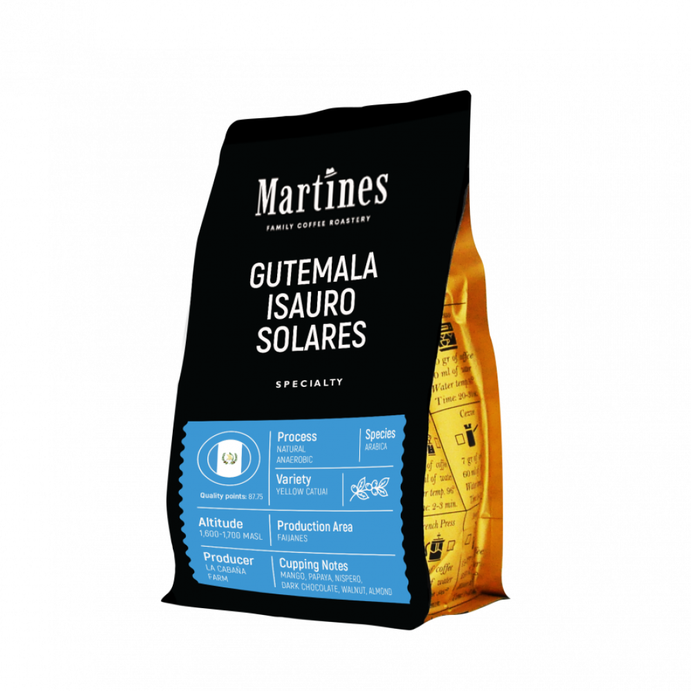 Специално кафе Guatemala Isauro Solares от Martines Specialty Coffee