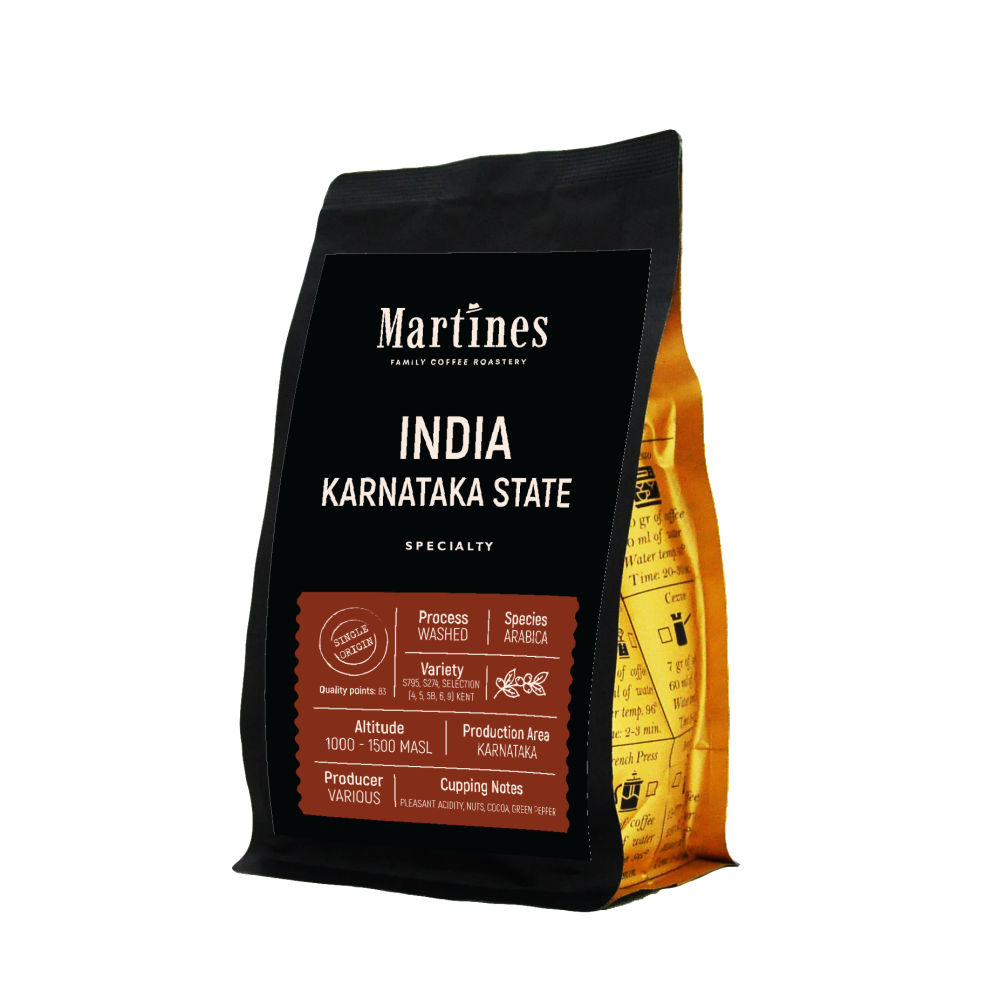 Специално кафе India Karnataka State от Martines Specialty Coffee