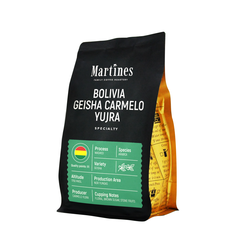 Специално кафе Bolivia Geisha Carmelo Yujra