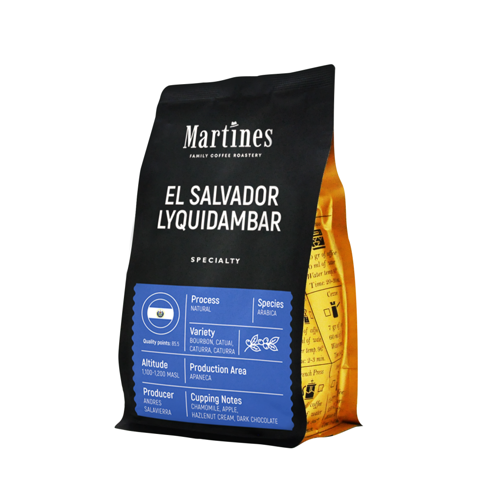 Specialty coffee El Salvador Lyquidambar