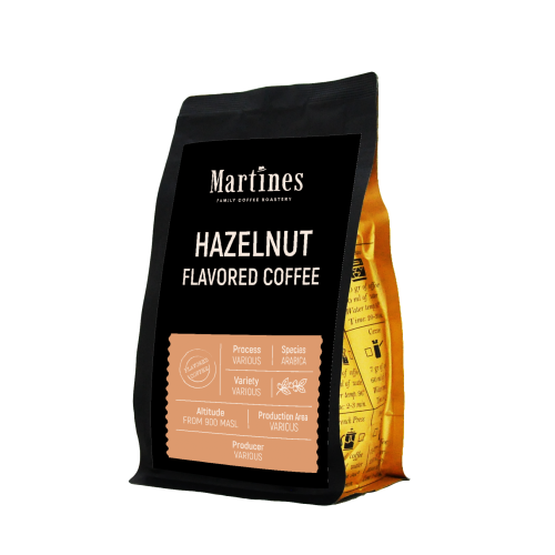 Coffee - hazelnut flavored